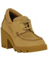 Burberry Leather Pump In Brown