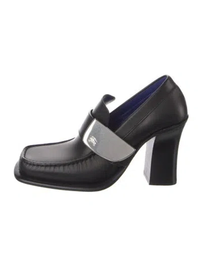 Pre-owned Burberry Leather Pumps In Black