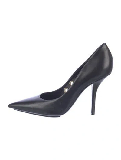 Pre-owned Burberry Leather Pumps In Blue