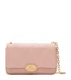 Burberry Leather Quilted Clutch Bag In Pink