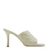 Burberry 100mm Quilted Leather Mules