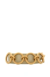 Burberry Leather Ring Belt In Hunter