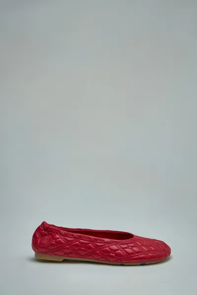 BURBERRY LEATHER SADLER BALLERINAS