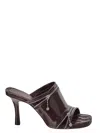 Burberry 85mm Zip-detailed Mules In Burgundy