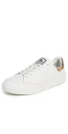 Burberry Low Top Sneakers Contrast Heel Detail Rubber Sole In Multi