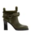 Burberry Leather And Shearl In Loch
