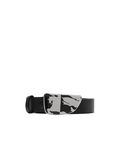 BURBERRY BURBERRY SHIELD EKD BUCKLED BELT