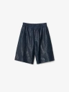 BURBERRY Leather Shorts