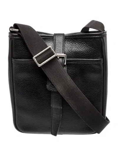 Pre-owned Burberry Leather Shoulder Bag In Black