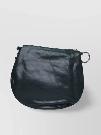 Burberry Leather Shoulder Bag Metal Hardware In Black