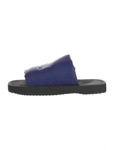 Pre-owned Burberry Leather Slides In Multi