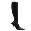 Burberry Leather Slinky Legging High Boots