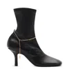 Burberry Leather Slinky Legging Low Boots