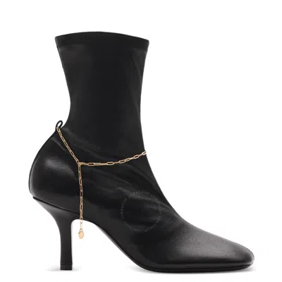 Burberry Leather Slinky Legging Low Boots
