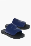 Burberry Leather Slip-on Slides With Edk
