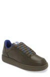 Burberry Leather Stock Sneakers In Loch