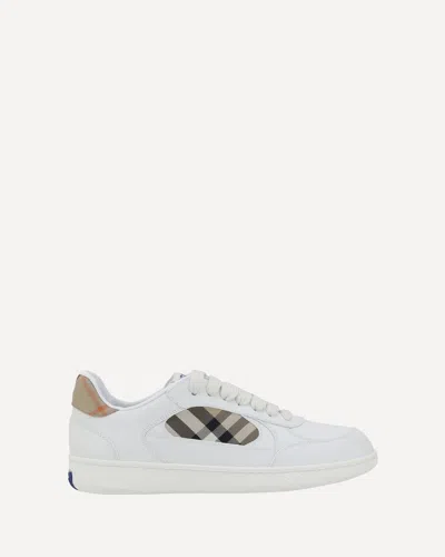 BURBERRY LEATHER SNEAKERS