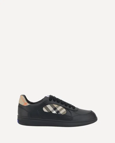BURBERRY LEATHER SNEAKERS