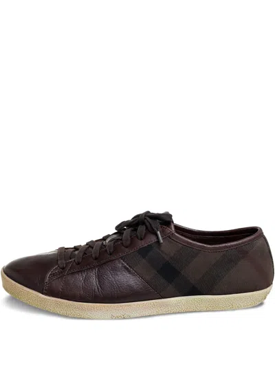 Pre-owned Burberry Leather Sneakers