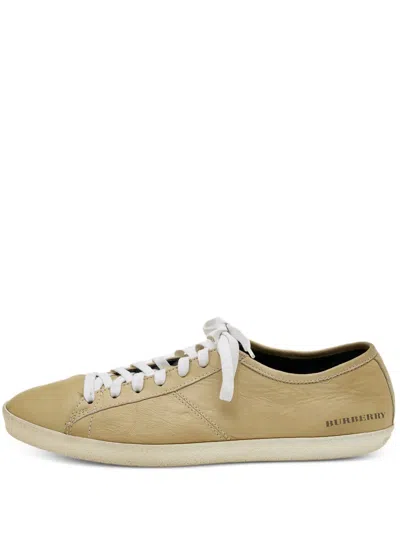 Pre-owned Burberry Leather Sneakers