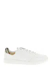 Burberry Leather Sneakers Multicolor In White