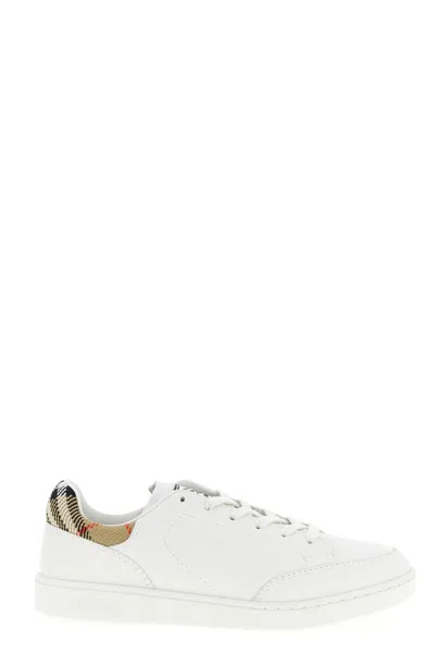 BURBERRY LEATHER SNEAKERS