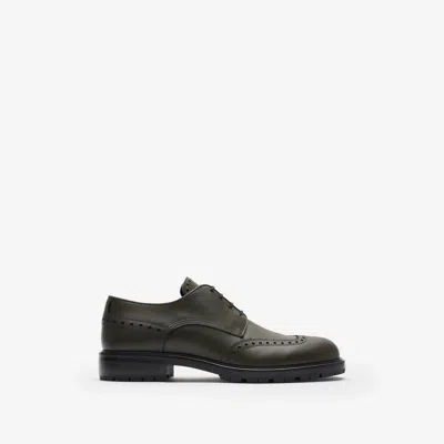 Burberry Leather Soho Brogues In Loch