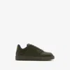 Burberry Leather Stock Sneakers In Loch