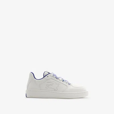 BURBERRY BURBERRY LEATHER STOCK SNEAKERS