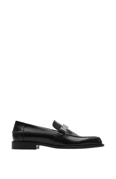 【関税&送料込】Burberry Mocassino Tower Black In Leather Burberry Mocassino Tower black in leather | TheDoubleF
