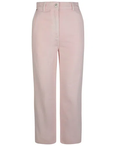 BURBERRY BURBERRY LEATHER-TRIM JEAN