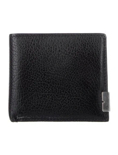 Pre-owned Burberry Leather Wallet In Black