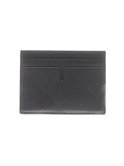 Pre-owned Burberry Leather Wallet In Black