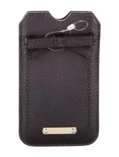 Pre-owned Burberry Leather Wallet In Brown