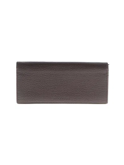 Pre-owned Burberry Leather Wallet In Brown