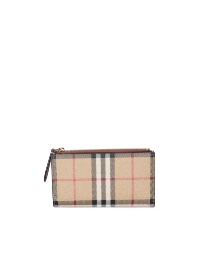 Burberry Leather Wallet In Brown