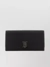 Burberry Leather Wallet With Rectangular Shape And Textured Finish