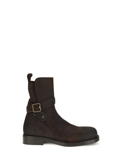 Burberry Ledger Jodphur Boot In Brown