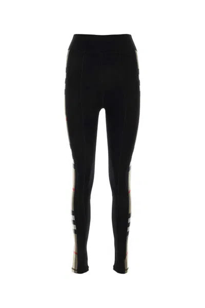 Burberry Leggings In Black