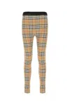Burberry Women Archive Check Leggings In Brown