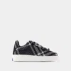 Burberry Check-patterned Low-top Sneakers