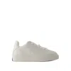 BURBERRY LF BOX SNEAKERS - LEATHER - WHITE