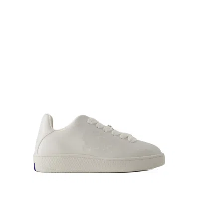 Burberry Lf Box Sneakers -  - Leather - White