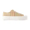 Burberry Jack Check Low-top Sneakers