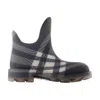 Burberry Lf Marsh Low Ankle Boots In Black