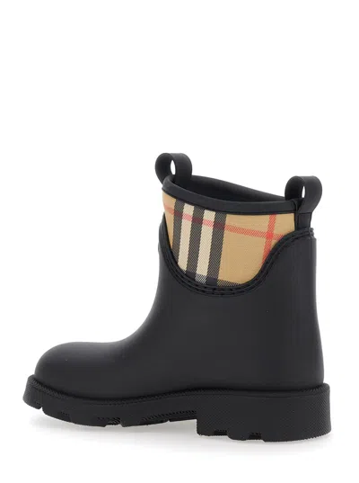 Burberry Women Marsh Stamp Rubber Ankle Boots In Multi