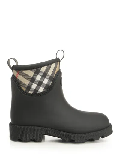 Burberry Lf Marsh Stamp Low Boots Black