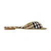 Burberry Mews Check Slides In Multi