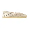 Burberry Mews Check Espadrille Flat