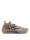 Burberry 'checkered Knit Neptune Sne In Black